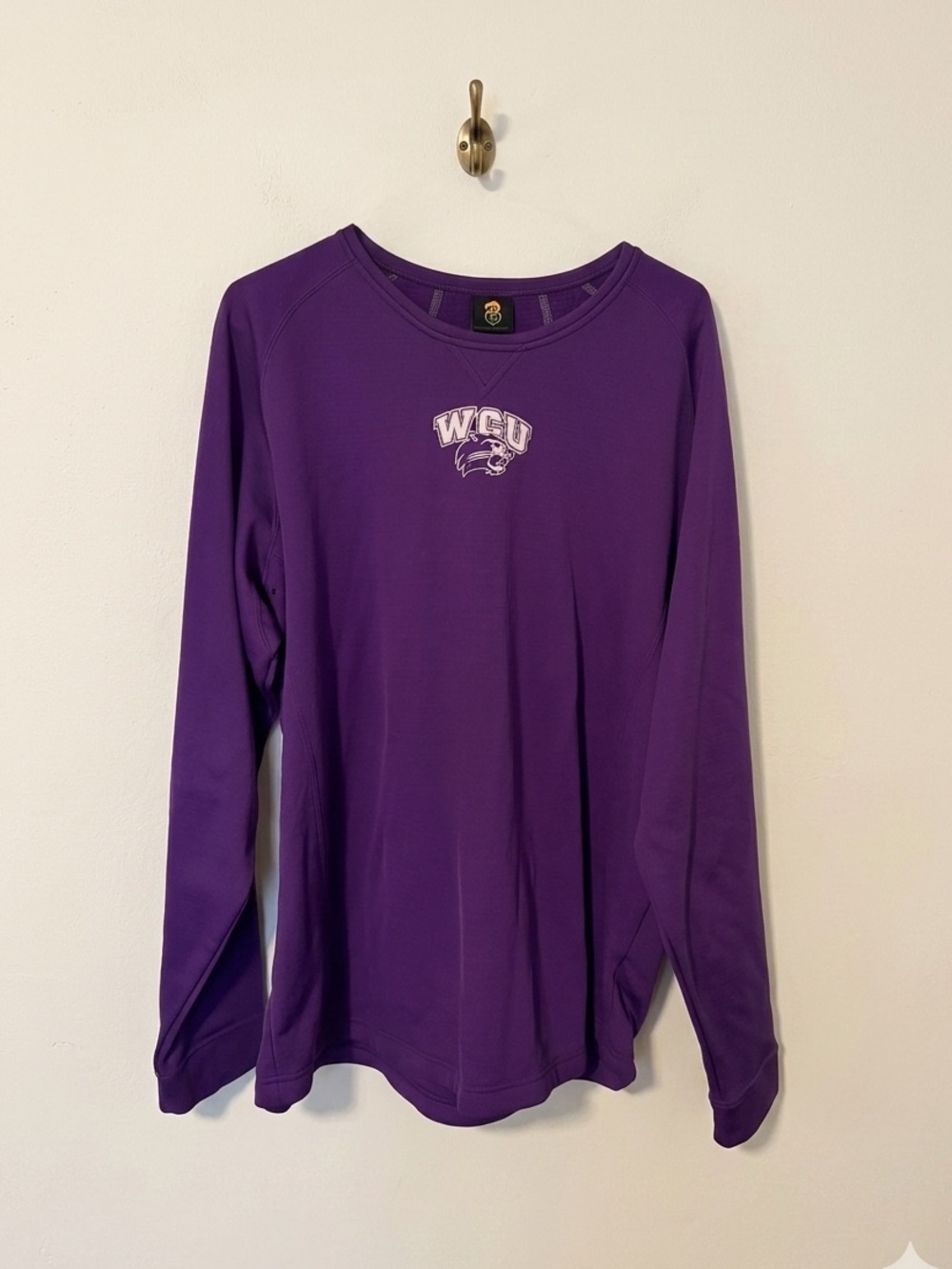 Purple Western Carolina University Long Sleeve Men's Shirt